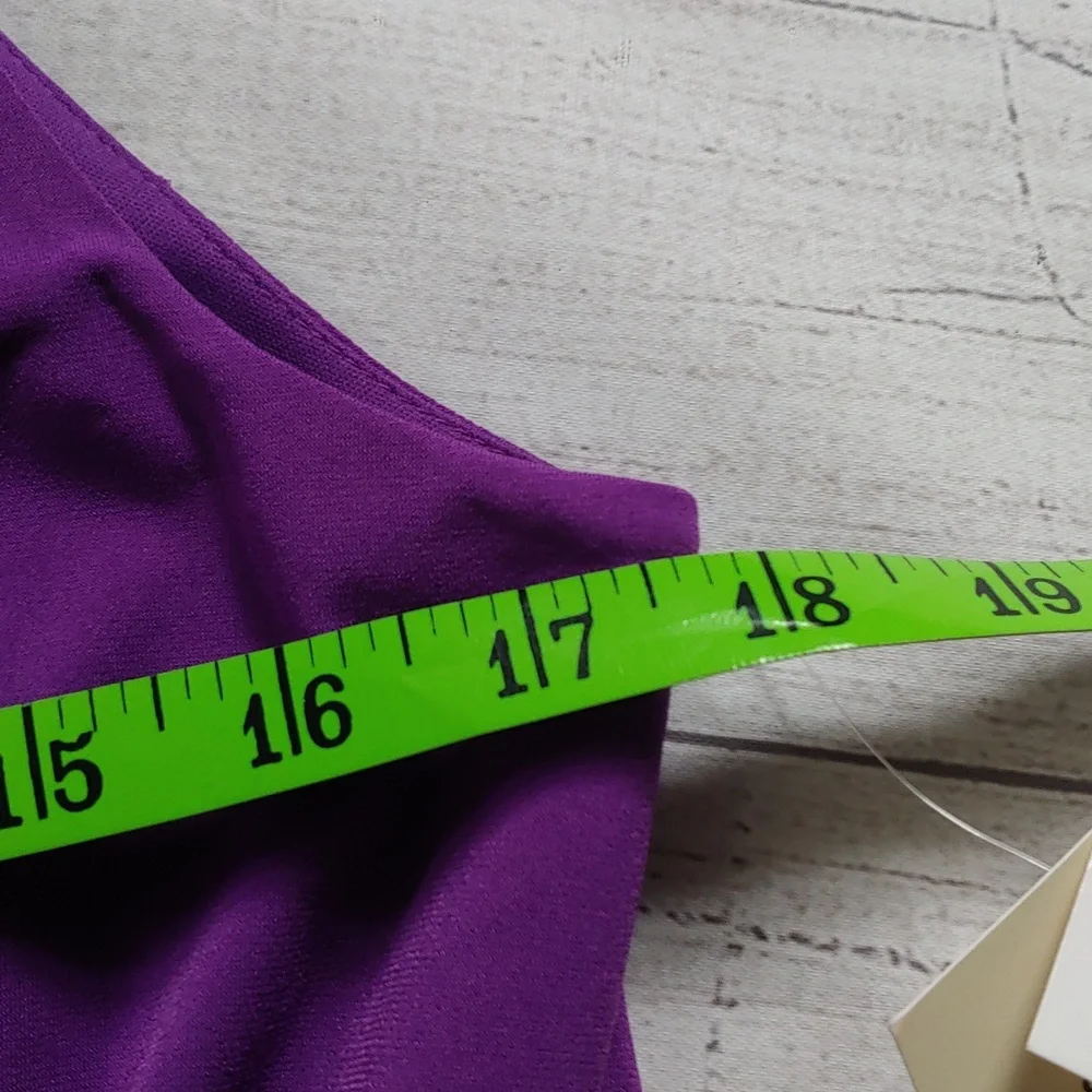 NWT Signature by Sangria Purple Maxi Dress - Picture 6 of 12